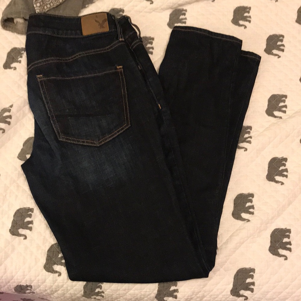 American Eagle TomGirl Jeans Dark Wash